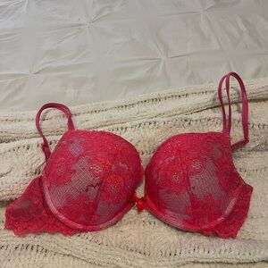 PINK Victoria's Secret Red Lace Bra
